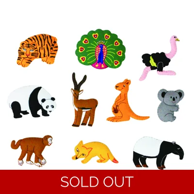 Wild Animals Motifs - set 2